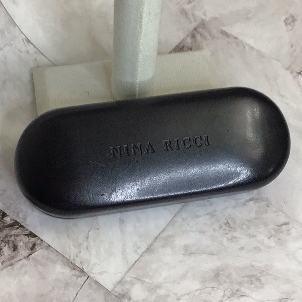 Nina Ricci black eyeglasses case. Replacement  eyeglasses case